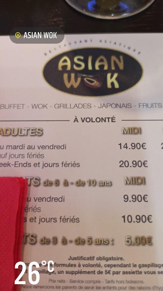 ASIAN WOK RESTAURANT - Menu Image 2